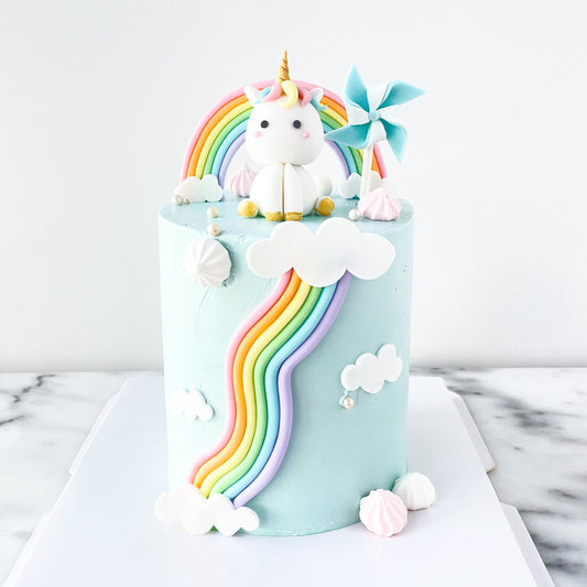 Customized Cake - Unicorn Rainbow Cake