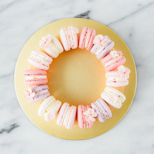 Pretty Pink Macaron Ring (14pcs) | S$55.80 nett (Next available date: 14 MAY 2025)