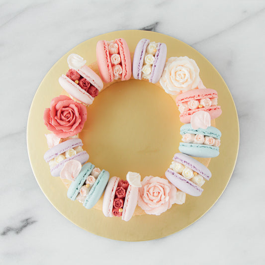Floral Macaron Ring (9 pcs) | S$75.80 nett (Next available date: 14 MAY 2025)