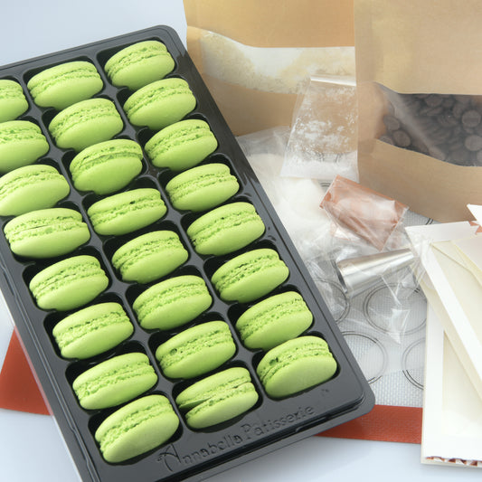 Green Macarons DIY Baking Kit (yields 38 pcs macarons) | FREE $20 Gift Voucher | Limited to first 100 | $58 nett only