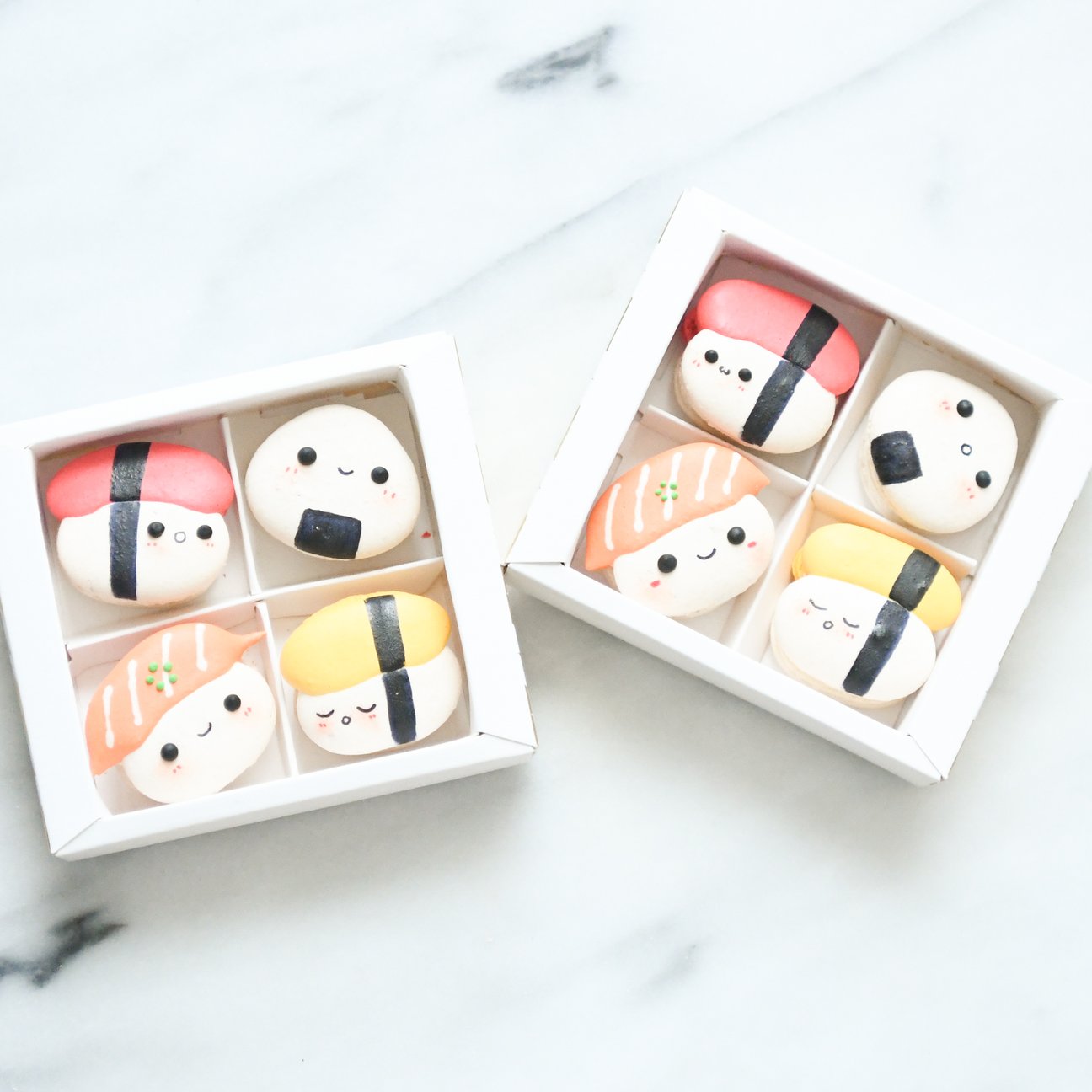 Gift Bundle Sales | 'HAPPY BOX' Version 2 | 2 x Macarons Gift Box + 1 x Brownies Gift Box | Limited Qty 1st 100 | Only $42.80