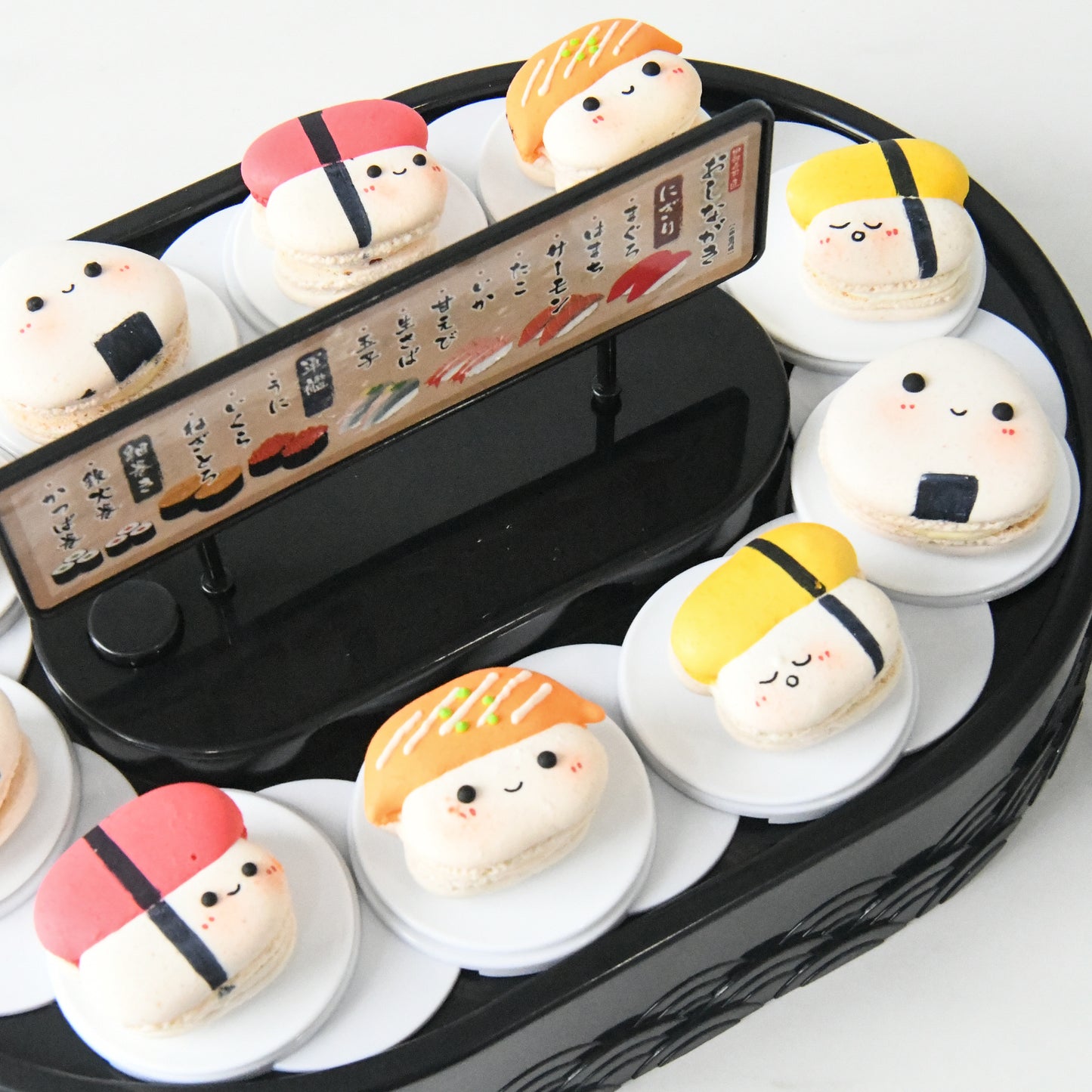Sushi Belt + 10 pcs sushi macarons | $68.80