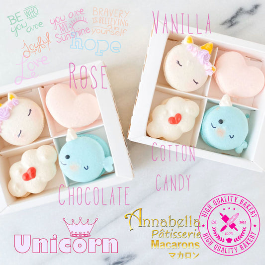 4pcs Unicorn Macaron Gift Box |  $13.80