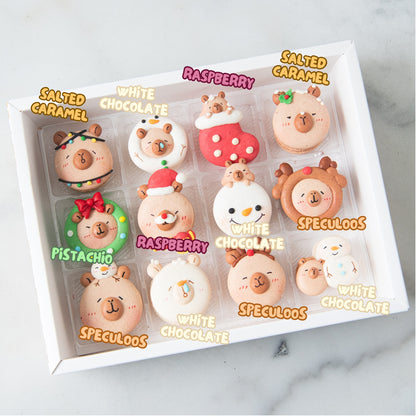 Ho Ho Ho! Merry Christmas | 12in1 Capybara Wonderland Macaron | $65.80 Nett