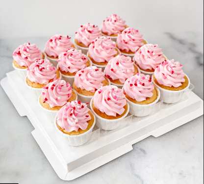 Pastel Pink Mini Cupcakes 16 pcs Set | $48.80 nett only