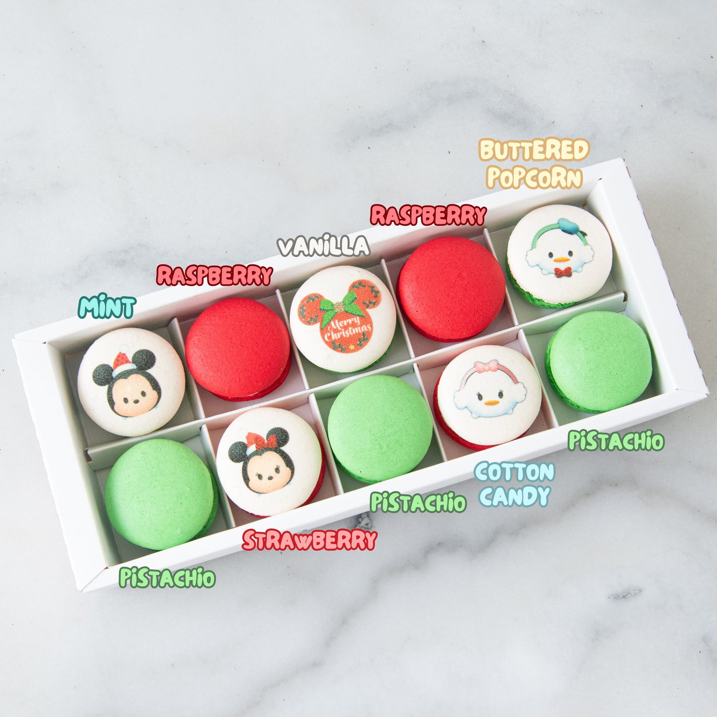 Ho ho ho! Merry Christmas | Disney Christmas 10in1 Macaron Set | $29.80 Nett