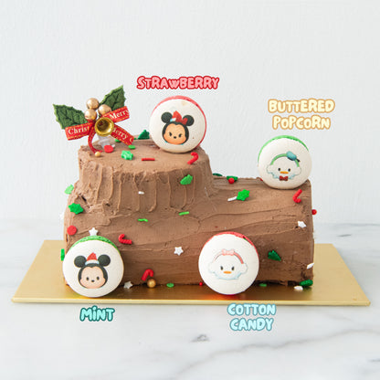 Ho Ho Ho! Merry Christmas | Disney Christmas Hazelnut Logcake 0.5kg | $55.80 Nett