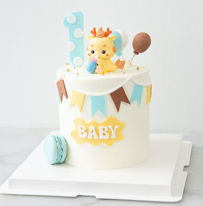 Customized Cake - Baby Dragon (Next available date: 6 Feb 2025)