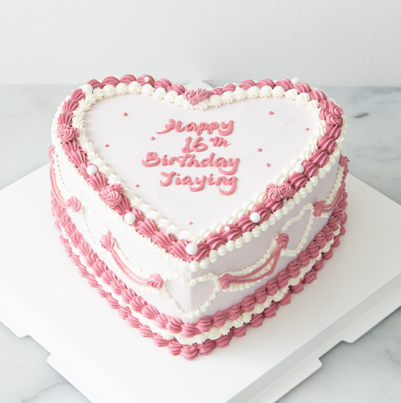 Customized Cake - Heart Shape