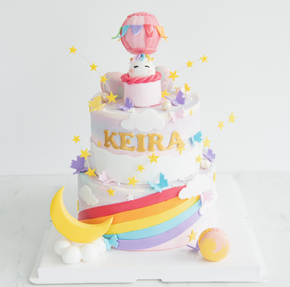 Customized Cake - Unicorn Wonderland