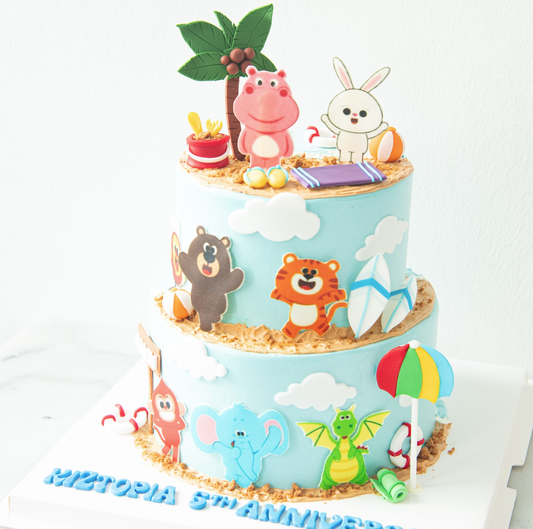 Customized Cake - Fun Animals