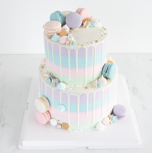 Customized Cake - Sweet Pastel