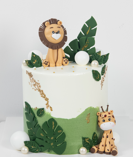 Customized Cake - Tropical Safari Cake