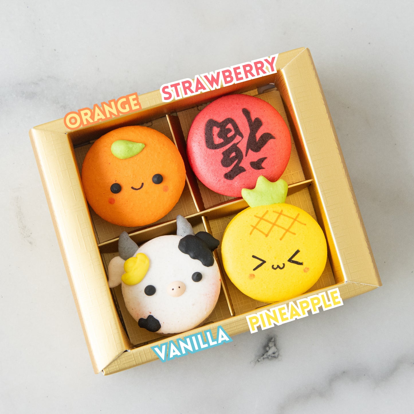 Happy New Year! | 4in1 Diligent Ox 牛 in Gift Box | $15.80 Nett