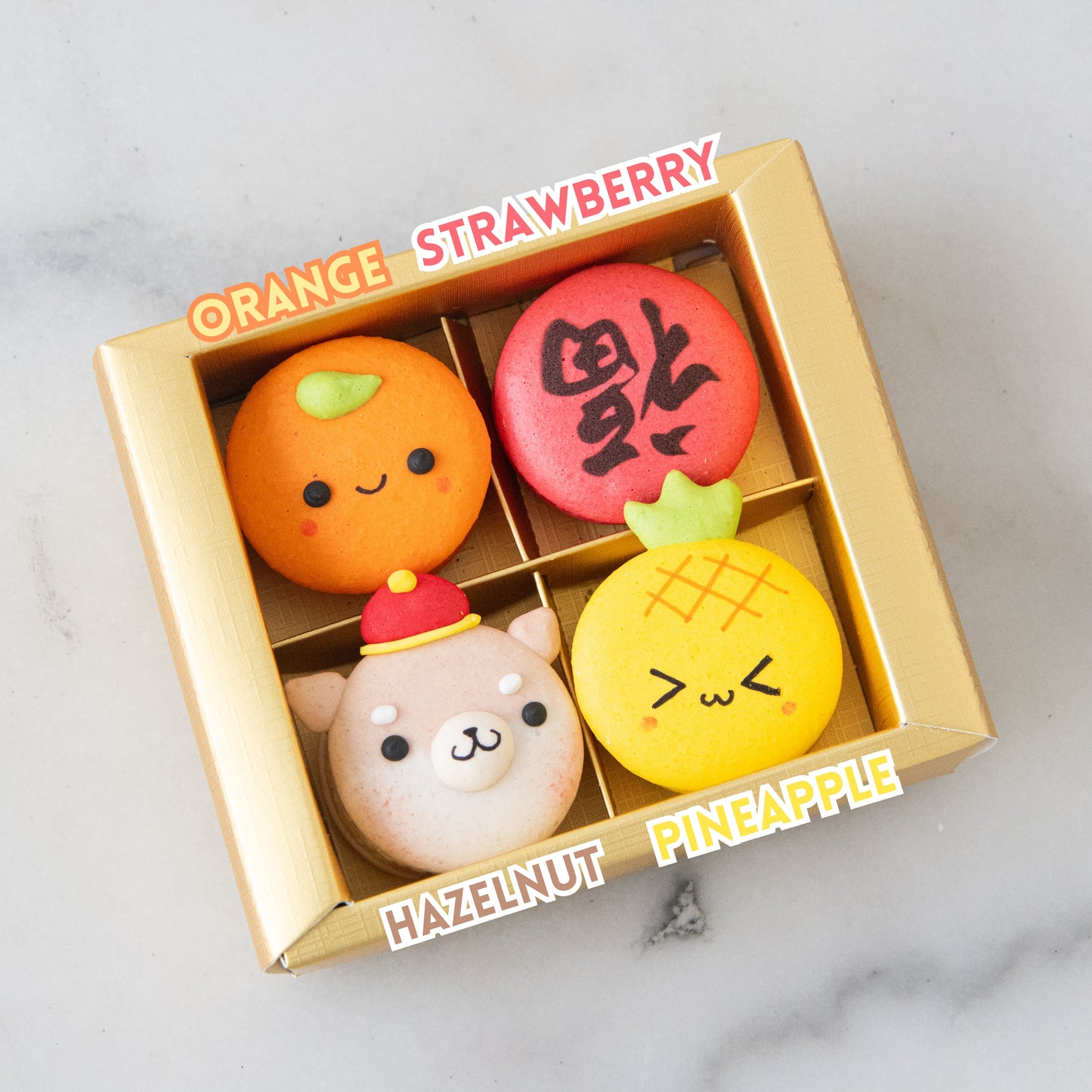 Happy New Year! | 4in1 Lovely Dog 狗 in Gift Box | $15.80 Nett