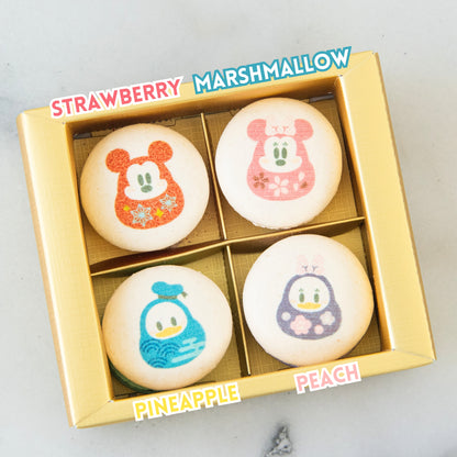 Happy New Year! | Disney New Year 4in1 Daruma Macaron Set | $13.90 Nett