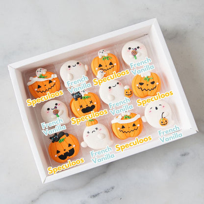 Happy Halloween | 12in1 Pumpkins & Ghosts Macaron Set | $51.80 Nett