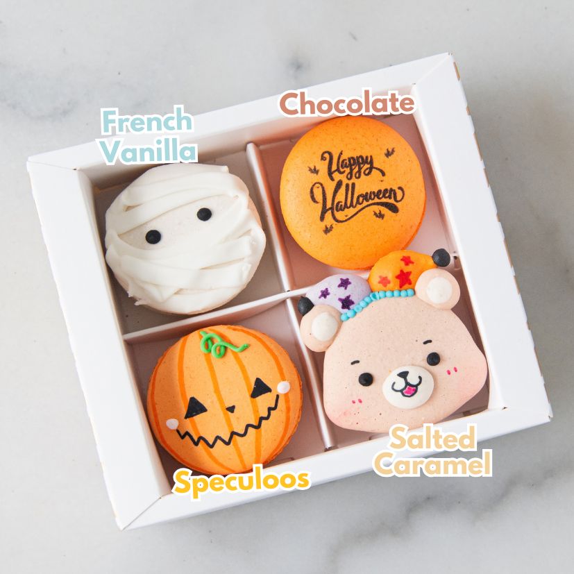 Happy Halloween | 4in1 Haunted Bites Macaron | $13.90 Nett