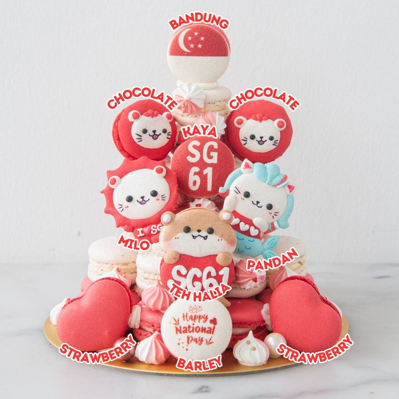 Happy National Day | Garden City Macaron Tower | $168 Nett