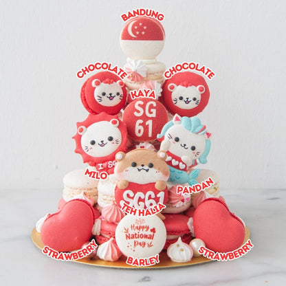 Happy National Day | Garden City Macaron Tower | $168 Nett