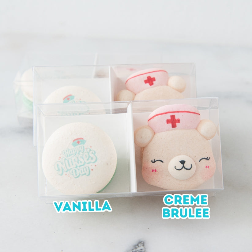 Happy Nurse Day | 2in1 Female Bear Sweets Macarons | $8.80 Nett Only