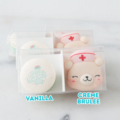 Happy Nurse Day | 2in1 Female Bear Sweets Macarons | $8.80 Nett Only
