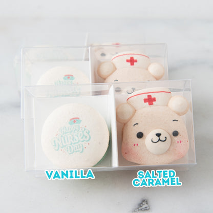 Happy Nurse Day | 2in1 Loving Guardian Male Bear Macarons | $8.80 Nett Only