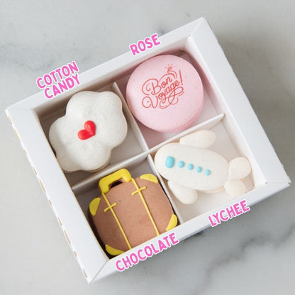 Limited Edition | Bon Voyage 4in1 Macarons In Gift Box | $15.80 Nett