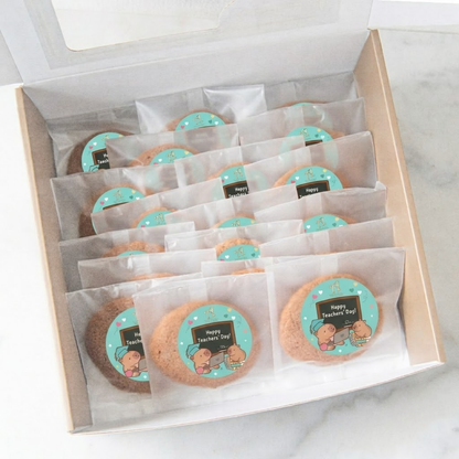 Happy Teacher's Day l Chocolate Chip Cookies 1pc x 20 packs (Individual Packed) | Halal Certified | Limited Qty 1st 100 Order | $19.90 Nett
