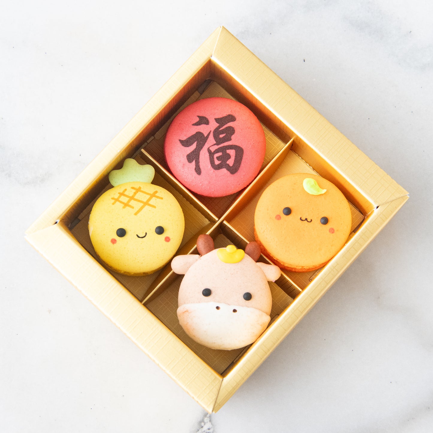 Year Of The Dragon! | 4in1 Diligent Ox 牛 in Gift Box | $12.80 Nett only