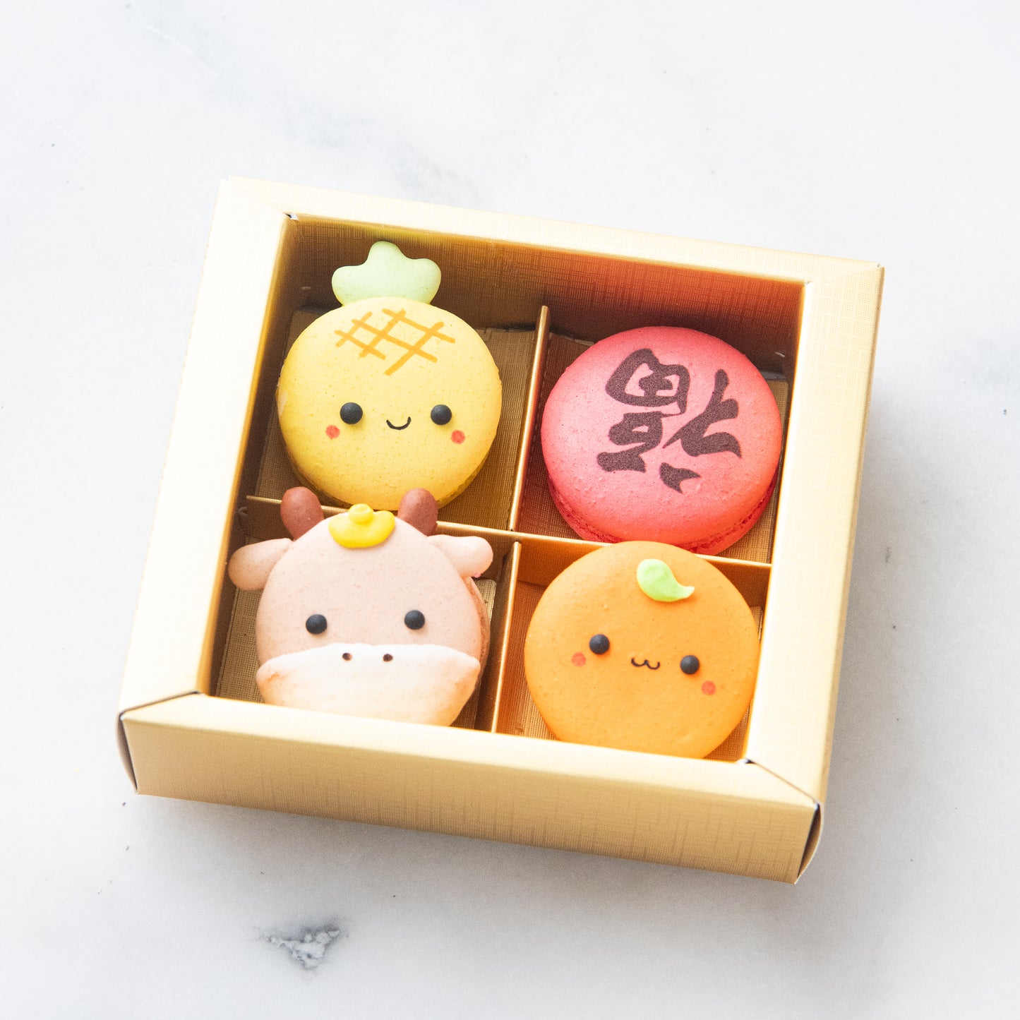 Year Of The Dragon! | 4in1 Diligent Ox 牛 in Gift Box | $12.80 Nett only
