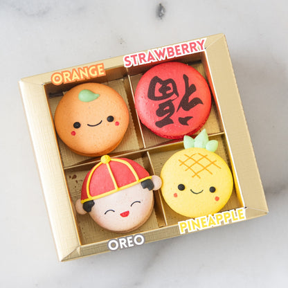 Happy New Year! | 4in1 Lucky Boy Macarons | $15.80 Nett