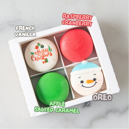 Ho ho ho! Merry Christmas | 4in1 Jolly Snowman Macaron | $12.80 Nett only