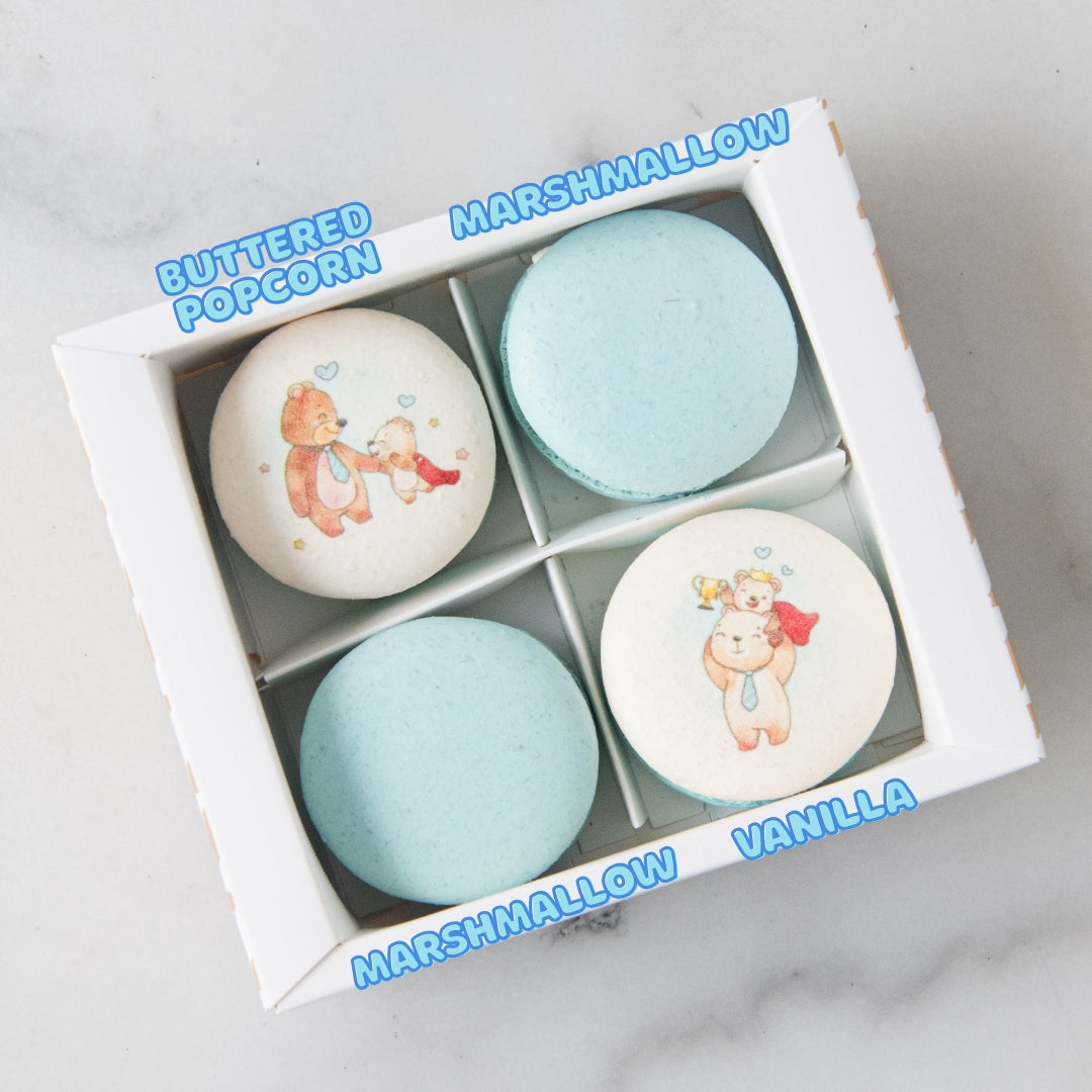 Happy Father's Day! | Beary Strong Dad 4in1 Macaron in Gift Box | $10.80 Nett only