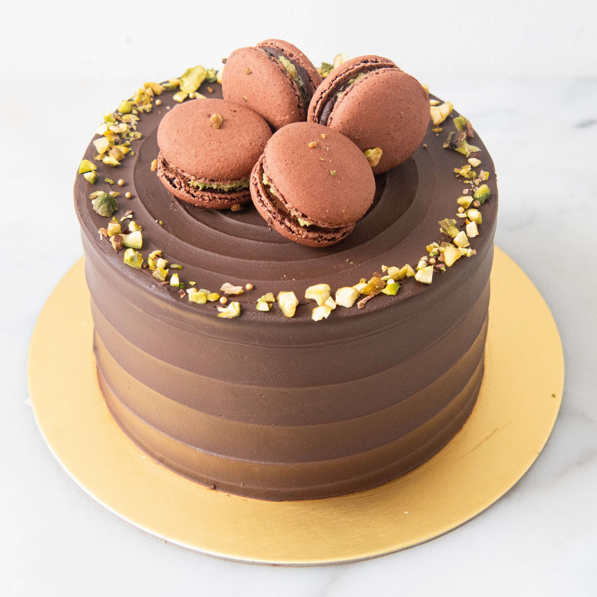 Dubai Kunafa Cake Upsize | Including 4pcs Dubai Kunafa Macaron | $88 Nett