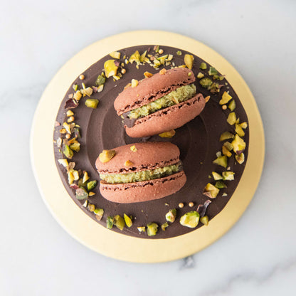 Dubai Kunafa Cake Petite | Including 2pcs Dubai Kunafa Macaron | (U.P $88.00)