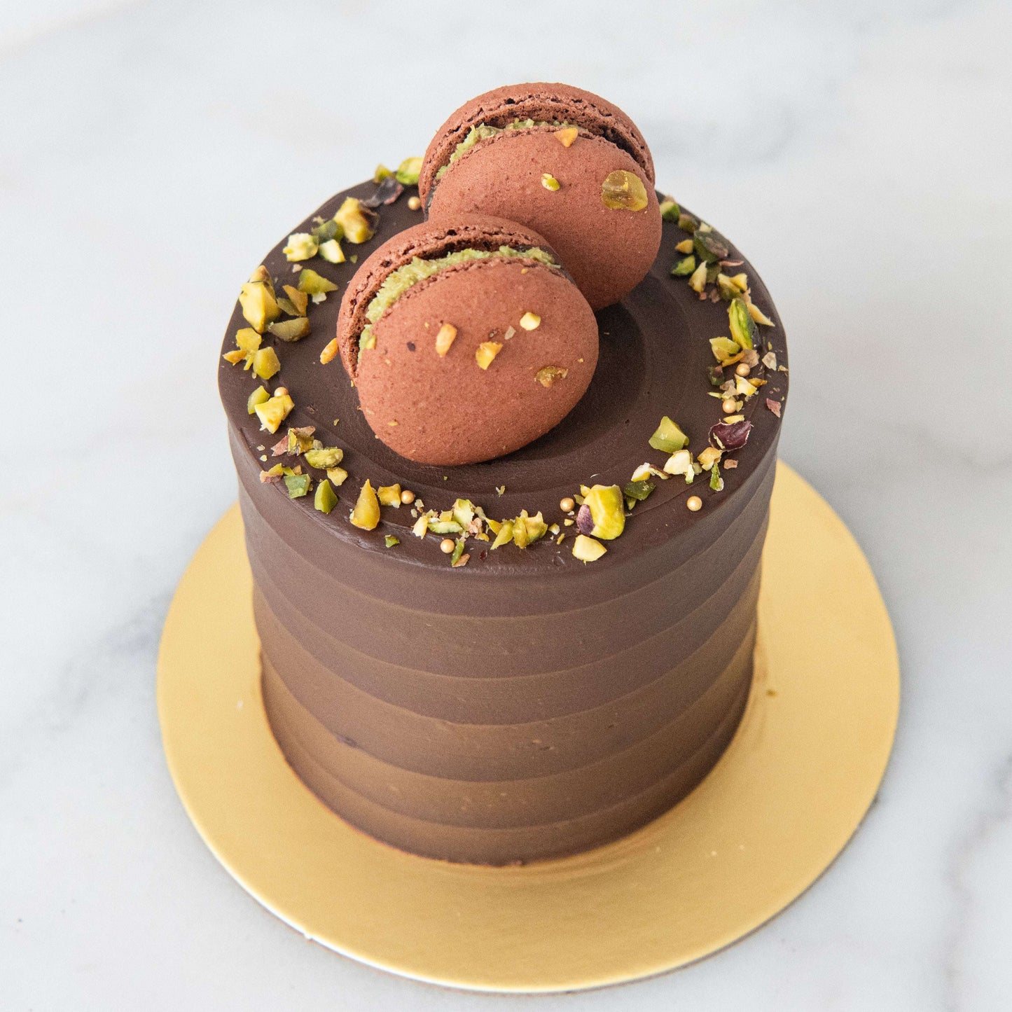 Dubai Kunafa Cake Petite | Including 2pcs Dubai Kunafa Macaron | (U.P $88.00)