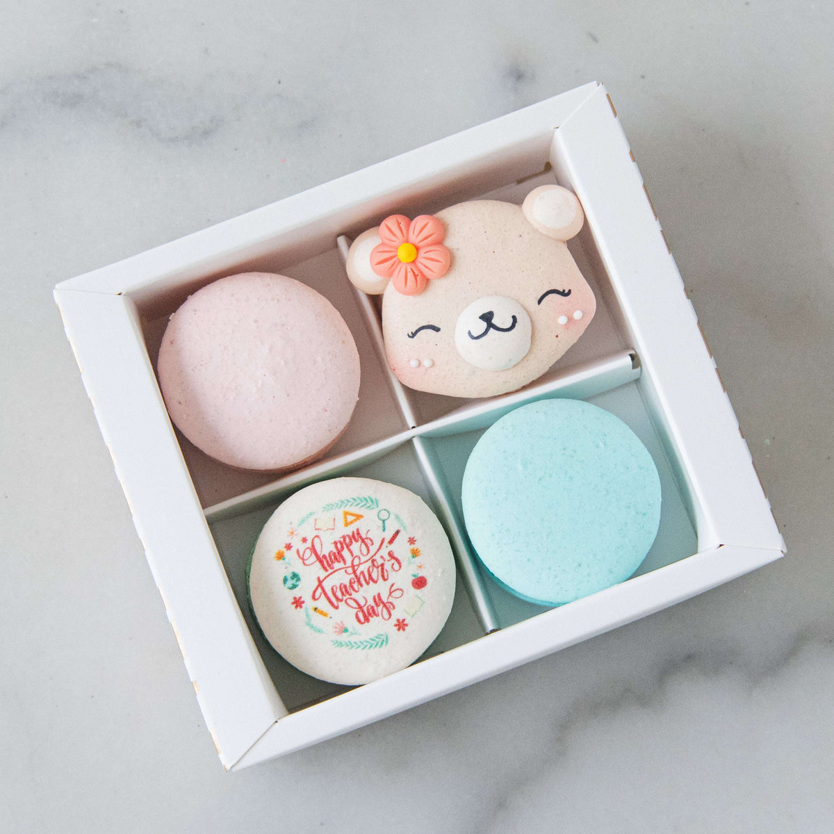 Happy Teacher's Day | Bundle x 10set 4pcs macaron Assorted set | $128