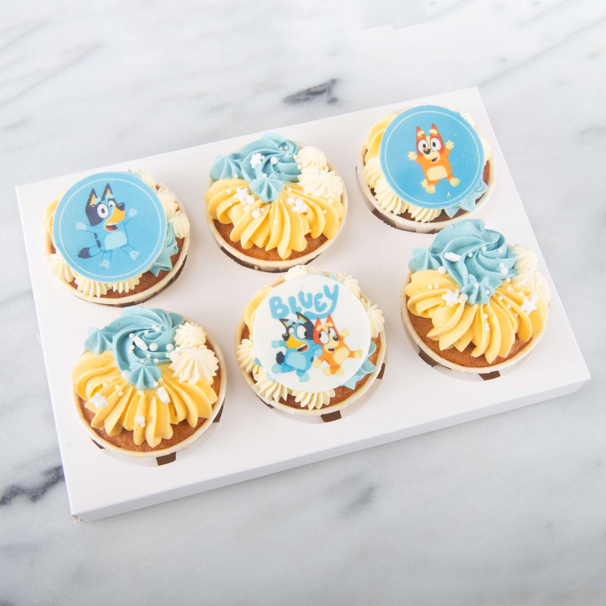 🔥9.9 SALES!🔥Bluey 6pcs Munchie Cupcake Set | Now for $25.80 (U.P $68.80)