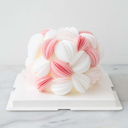 Customized Cake- Blush Petal Bloom Cake 🌸