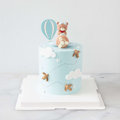 Customized Cake - Sky Adventure Bear Cake