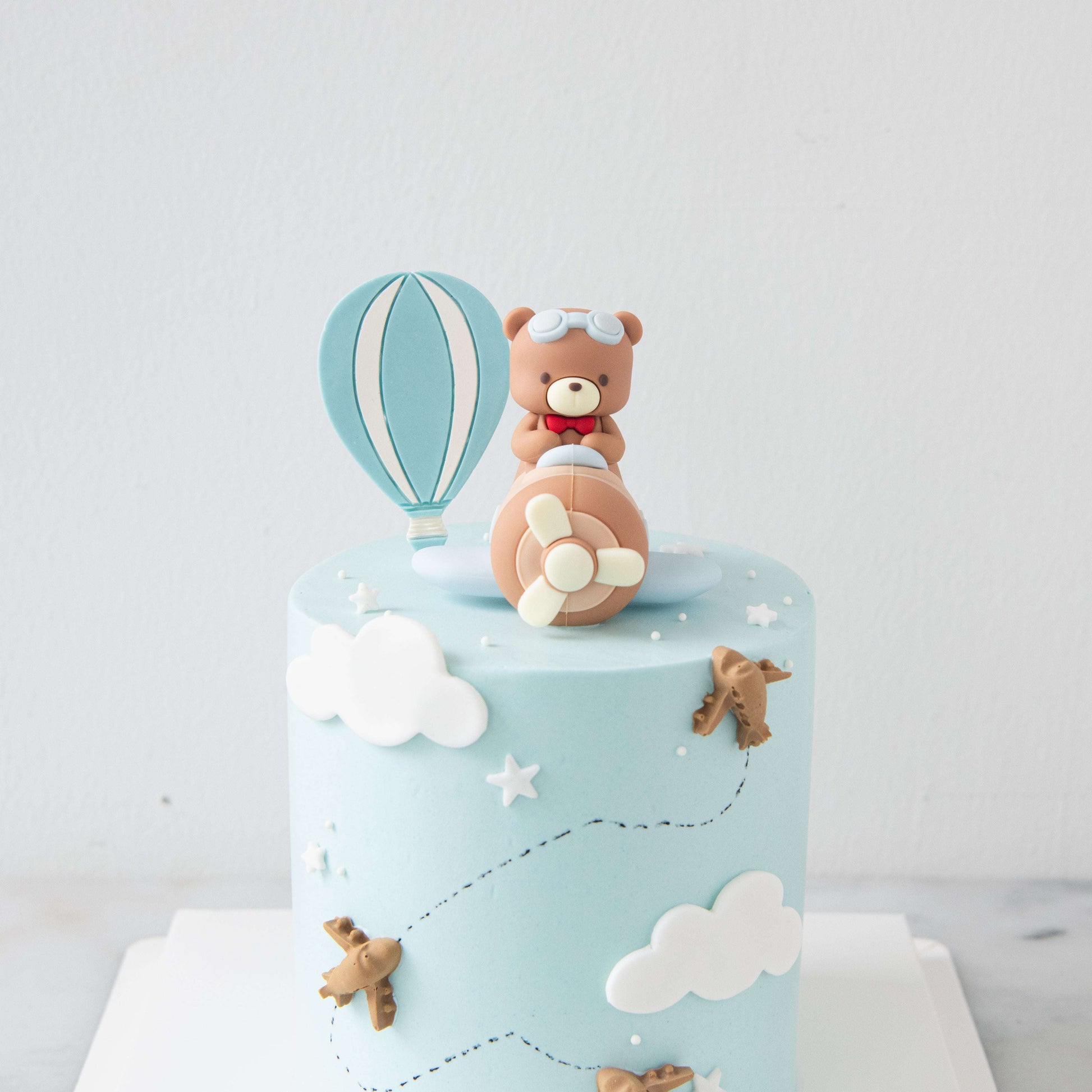 Customized Cake - Sky Adventure Bear Cake