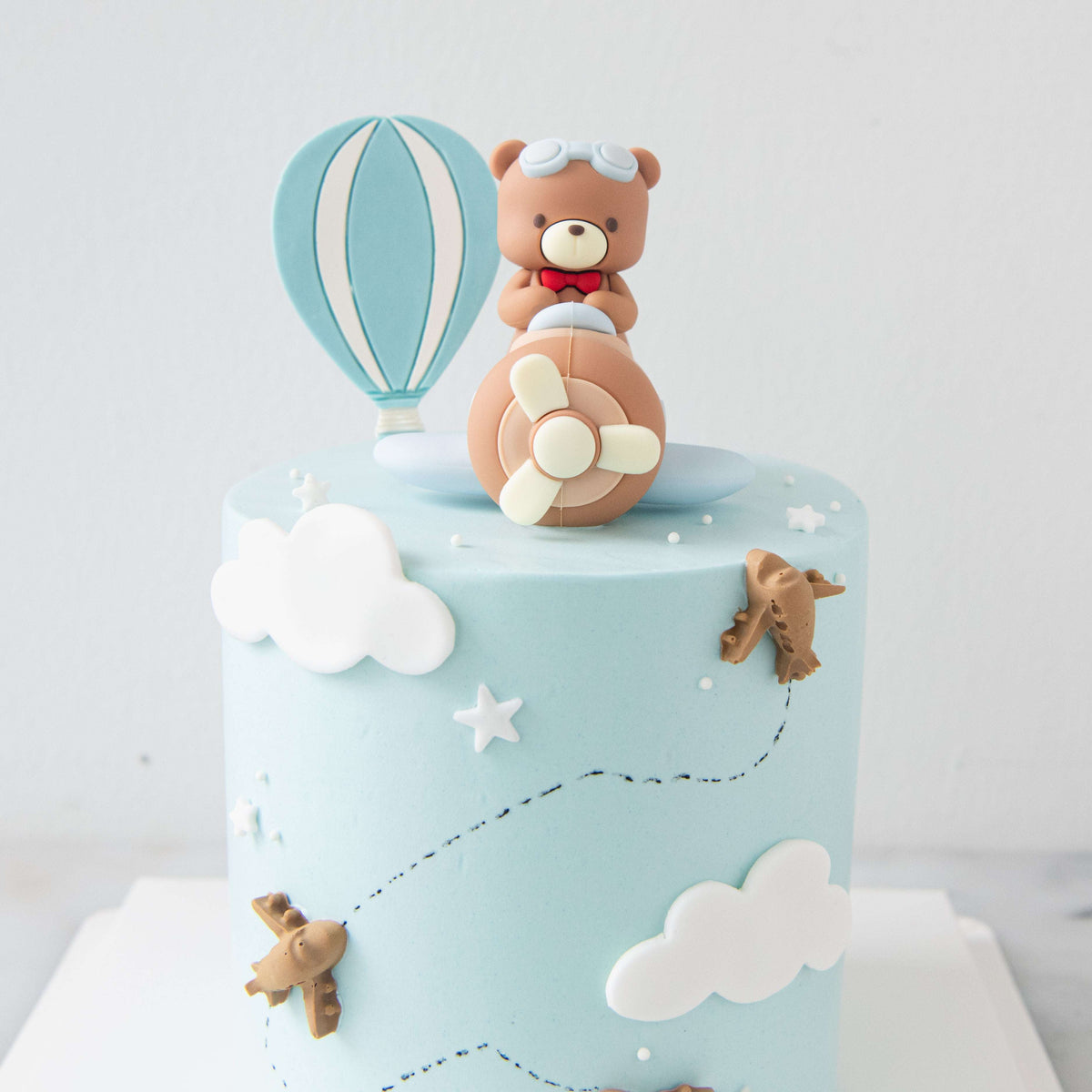 Customized Cake - Sky Adventure Bear Cake