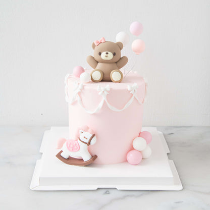 Customized Cake - Pink Teddy Dream Cake
