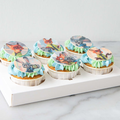 Disney Zootopia 6pcs Cupcake |($38.80 Nett)