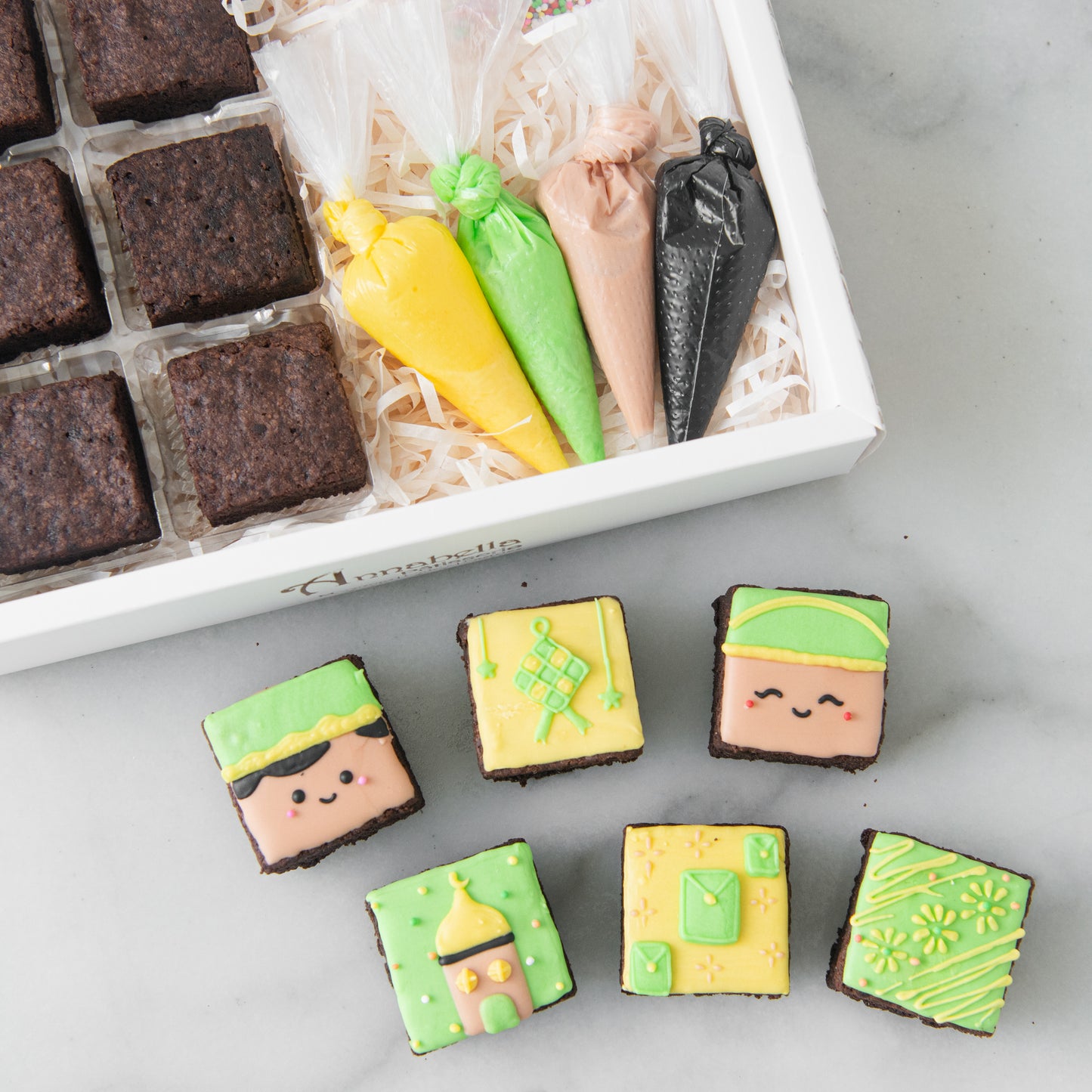 Happy Eid Mubarak! | DIY Raya Brownie In Gift Box | $21.90 Nett