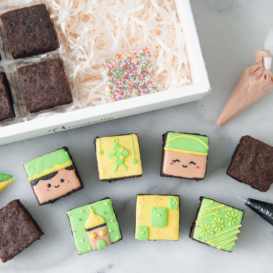 Happy Eid Mubarak! | DIY Raya Brownie In Gift Box | $21.90 Nett