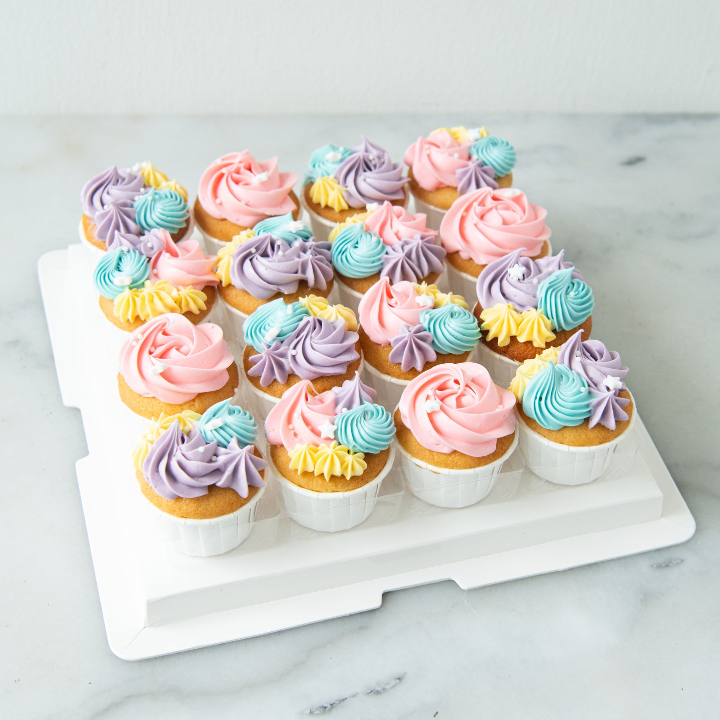 Happy Easter! | Pastel Springs 16pcs Cupcakes | $51.80 Nett