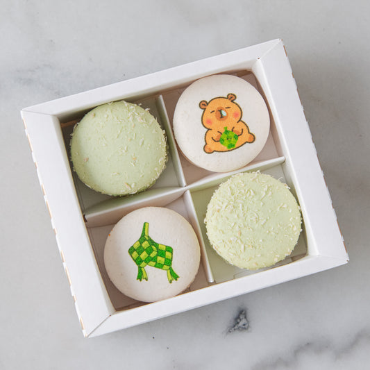 Happy Eid Mubarak! | 4in1 Capybara Printed Macaron In Gift Box | $12.80 Nett