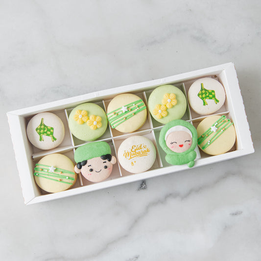 Happy Eid Mubarak! | Raya Delight 10in1 Macaron In Gift Box | $39.90 Nett